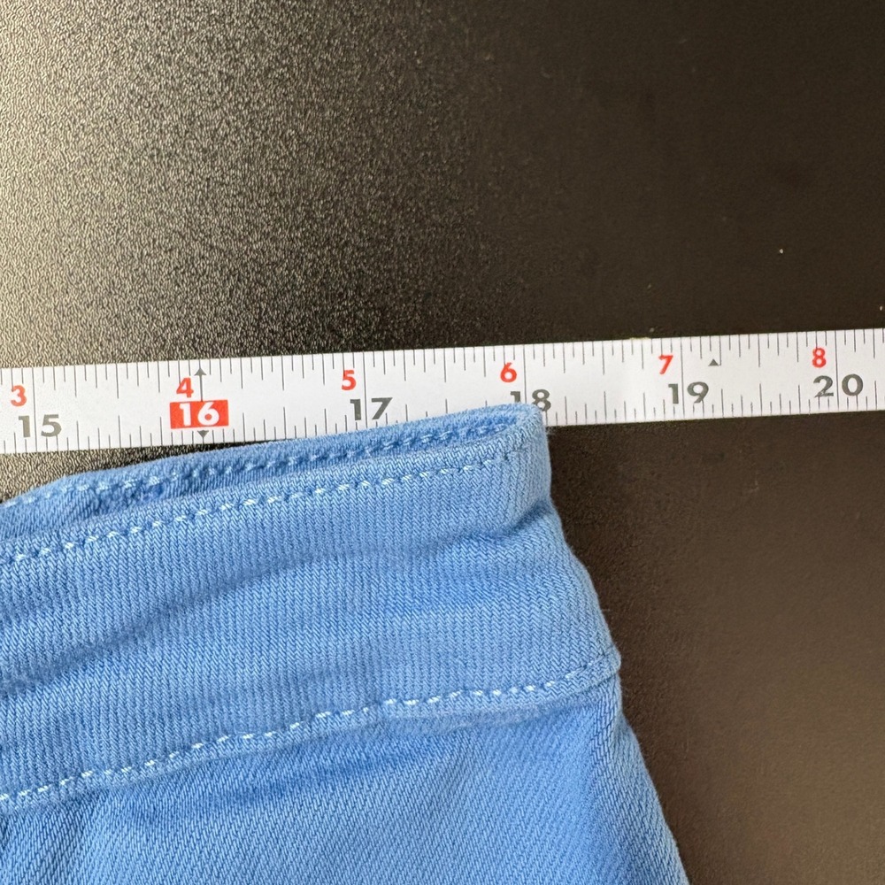 Judy Blue Women Jeans 18W Blue Garment Dyed Raw Hem Wide Leg Crop JB88843 C - Picture 11 of 16